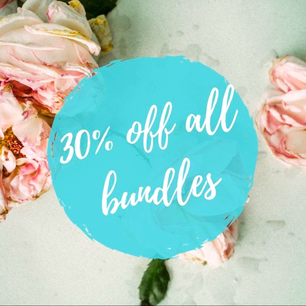 30% off SALE on bundles of 2 or more!!